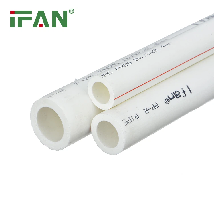 White PPR pure plastic pipe White PPR pure plastic pipe