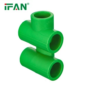 Green PPR Pipe Tee Fittings 2