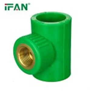 Green PPR Brass Male Tee Fitting 3