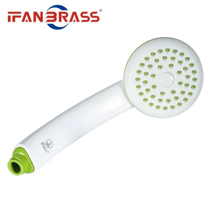 plastic shower hose and head