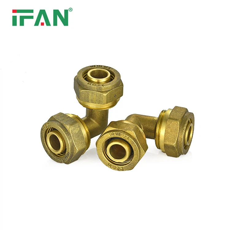 Brass PEX Elbow Fittings 4 Brass PEX Elbow Fittings 4