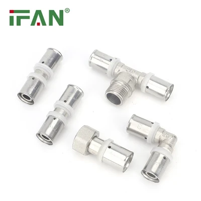 white PEX press fitting white PEX press fitting